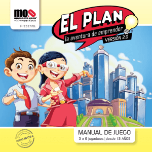 MANUAL DE JUEGO - El Plan: la aventura de emprender