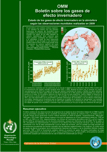 Boletín sobre los gases de efecto invernadero