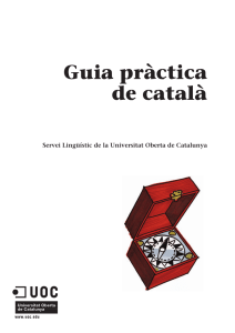 Guia pràctica de català - Universitat Oberta de Catalunya