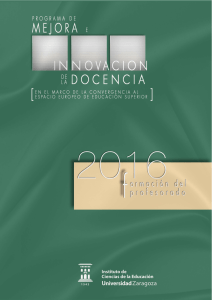 Descargar folleto 2016 - Universidad de Zaragoza