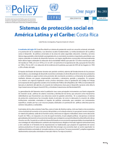 Sistemas de protección social en América Latina y el Caribe: Costa