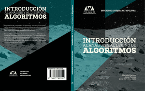 Introducción al Análisis y al Diseño del Algoritmos