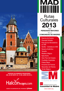 Rutas Culturales - Comunidad de Madrid
