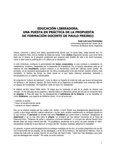 Educacion liberador - Facultad de Estudios Generales