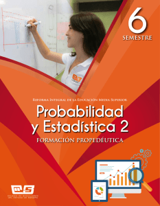Probabilidad y Estadística 2 - Colegio de Bachilleres del Estado de