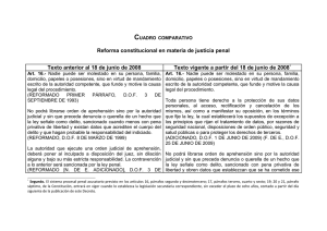 cuadro comparativo - Reforma Penal Chiapas