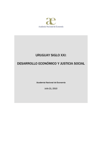 URUGUAY SIGLO XXI: DESARROLLO ECONÓMICO Y JUSTICIA