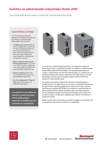 Switches no administrados industriales Stratix 2000