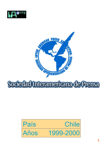 País Chile Años 1999-2000
