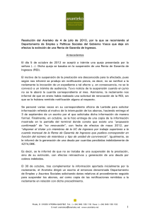 1 Resolución del Ararteko de 4 de julio de 2013, por la que se