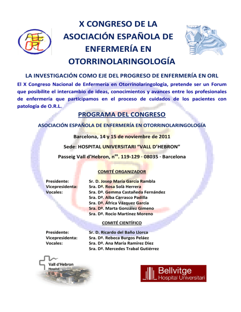 x congreso de la asociación española de enfermería en