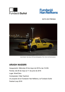 NP Arash Nassiri CAST - Fundació Han Nefkens