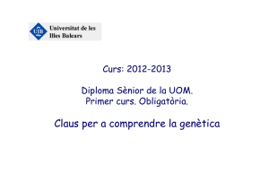 Tema8. Claus - Universitat de les Illes Balears