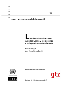 macroeconomía del desarrollo - Comisión Económica para América