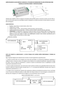 amplificador de leds modelo ldam12x-a utilizado en