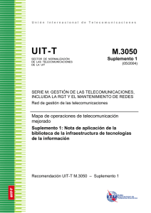 UIT-T Rec. M.3050 Suplemento 1