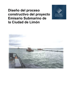 Diseño del proceso constructivo del proyecto Emisario Submarino