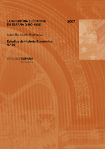 La industria eléctrica en España (1890-1936)