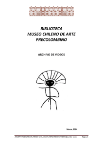 Catálogo de video - Museo Chileno de Arte Precolombino