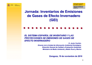 Jornada: Inventarios de Emisiones de Gases de Efecto Invernadero