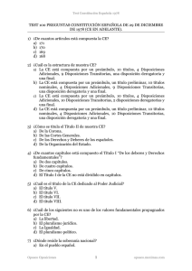 100 Preguntas Constitución Española - Oposeo