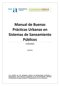 Manual de Buenas Prácticas Urbanas en Sistemas de Saneamiento