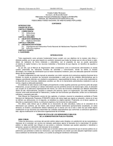Manual de Organización del FONHAPO 2010