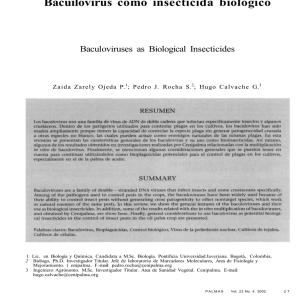 Bacuilovirus como insecticida biologico