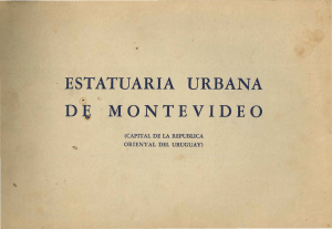 · ESTATUARIA URBANA DE ·MONTEVIDEO