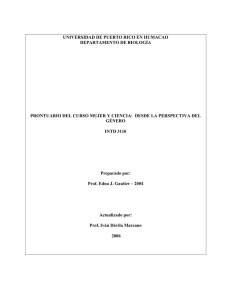 1. Biol Prontuario PDF/INTD 3110 PRONT MUJER Y CIENCIA