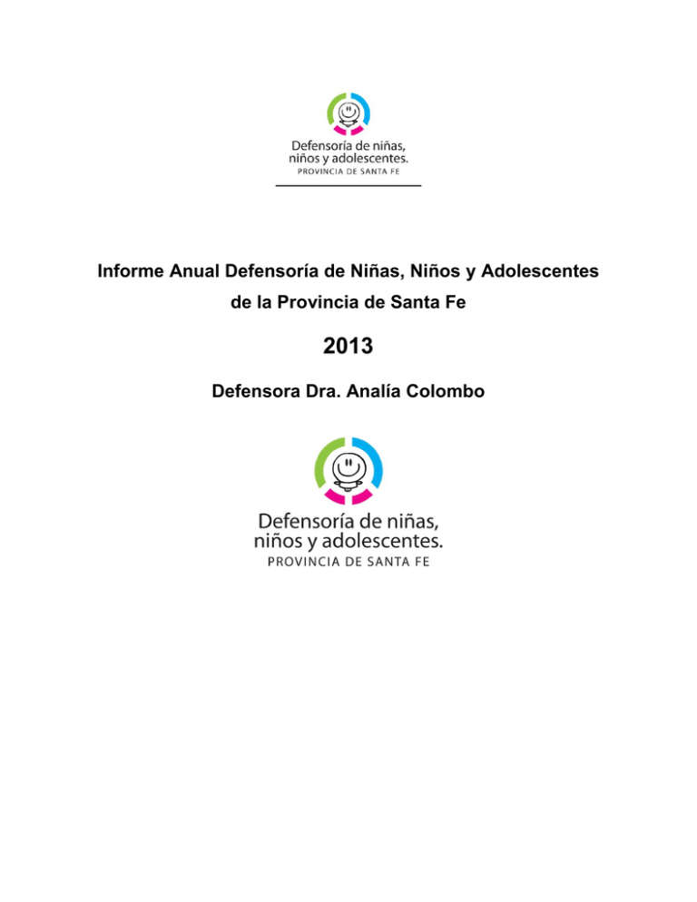 Informe Anual Defensoría de Niñas Niños y Adolescentes de la