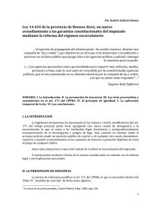 Ley 14.434 de la provincia de Buenos Aires, un nuevo