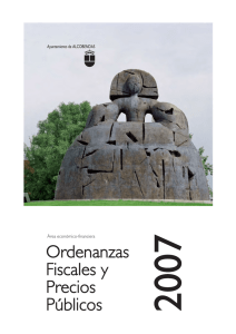 ordenanzas fiscales - Ayuntamiento de Alcobendas