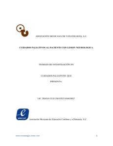 46. Cuidados Paliativos al paciente con lesión neurológica