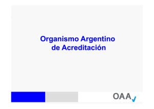 Organismo Argentino g g g g de Acreditación