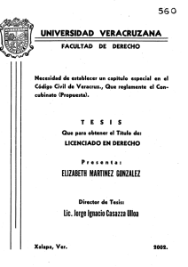 ELIZABETH MARTINEZ GONZALEZ Lie. Jorge Ignacio Casazza Ulloa