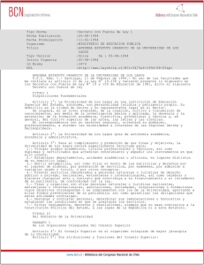 Decreto con fuerza de ley N° 1, de 1994, del Ministerio de Educación