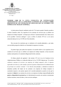 Informe 1/2000 - Gobierno de Canarias
