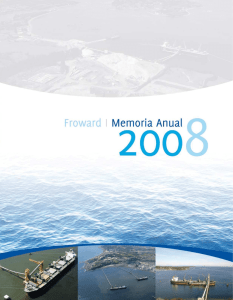 Memoria 2008. - Portuaria Cabo Froward
