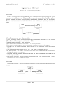 Práctica 3 – Modelo conceptual y OCL