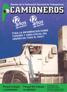 Revista Federación - Federación Nacional de Trabajadores