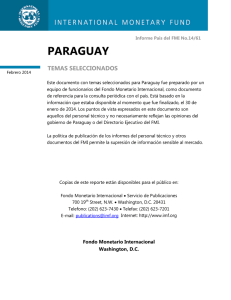 Paraguay: Temas Seleccionados