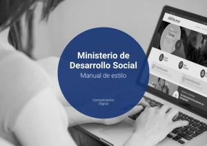 Manual de Estilo - Ministerio de Desarrollo Social