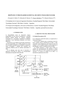 p.32 diseño de un procesador elemental de 8 bits utilizando flex10k