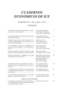 CUADERNOS ECONÓMICOS DE ICE