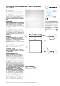 Informacion de producto ArimoS M84 CDP-IP LED4000