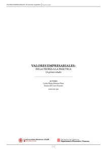 Valores empresariales - Universitat Ramon Llull