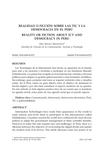 Realidad o ficción sobre las TIC y la democracia
