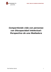 Compartiendo vida con personas con Discapacidad