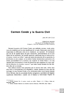 Carmen Conde y la Guerra Civil - Revistas Científicas de la